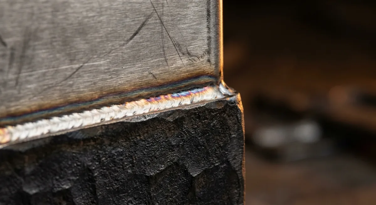 Detalj zavara i obrade metala